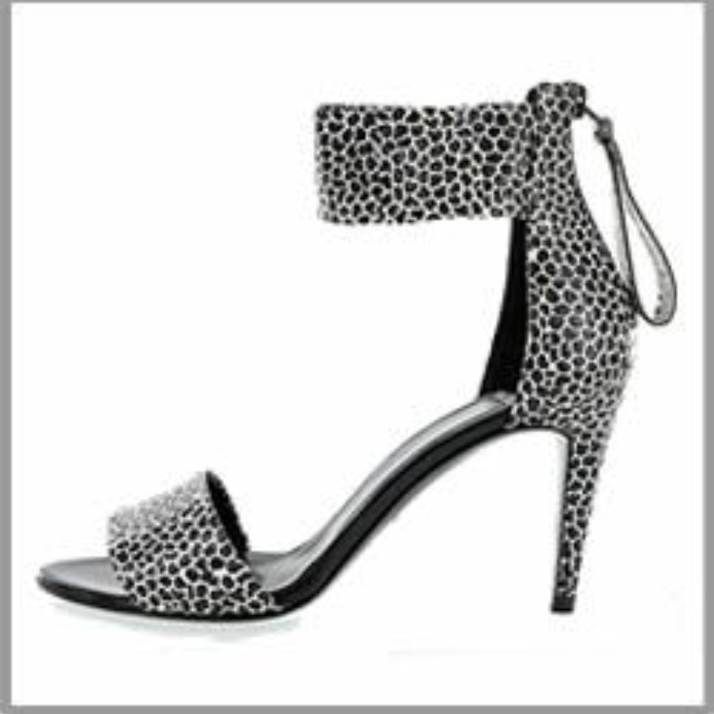 Pierre Hardy Snakeskin Ankle Strap Sandals Size 39